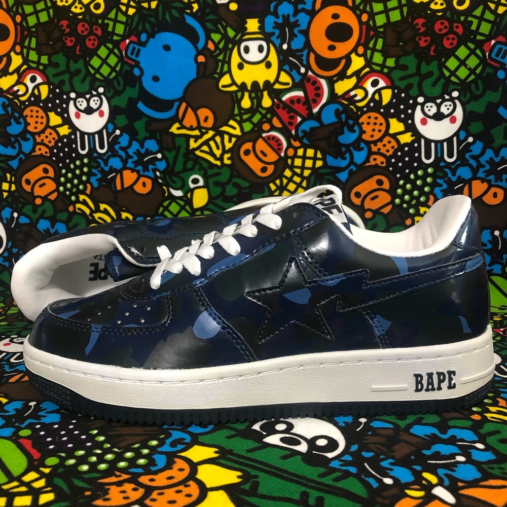 DEADSTOCK NAVY CAMO BAPESTAS